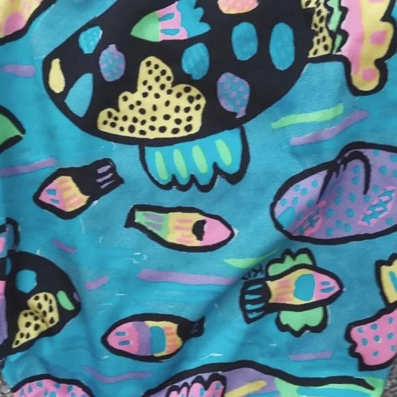 Rare Ken Done swimsuit, tropical fish, size 10 - Picture 3 of 5